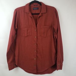 Abercrombie fitch Womens Flannel Button Boyfriend